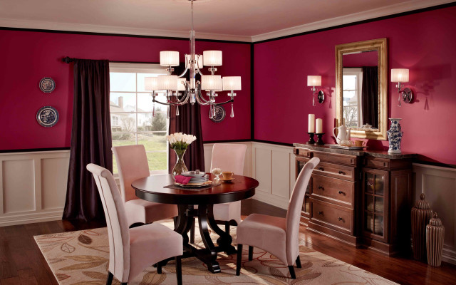 Dining room table chairs chandelier #9 free wallpaper - medium preview image