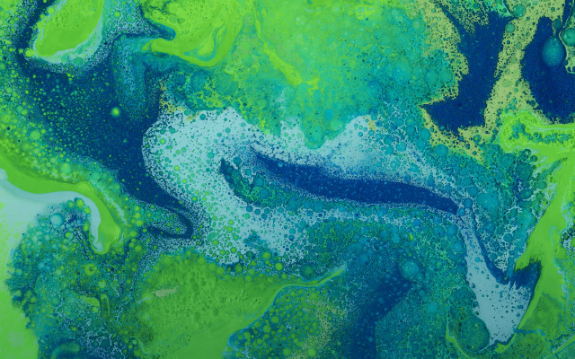Abstract green nature night sky free wallpaper - medium preview image