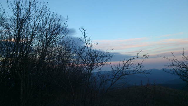 Mountain lake forest sky trees free wallpaper - medium preview image