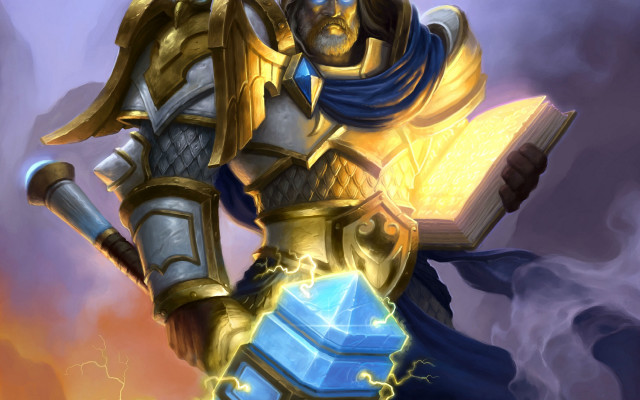 Armor sword book lightning purple free wallpaper - medium preview image