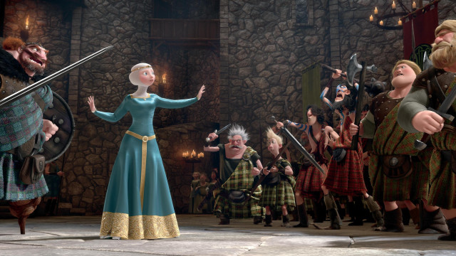 Medieval costumed group epic scene free wallpaper - medium preview image
