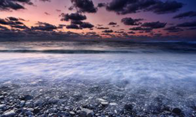 Beach rocks water cloudy sky #19 free wallpaper - medium preview image