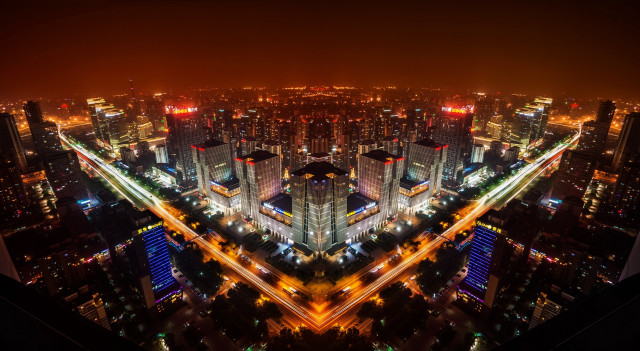 City lights night tokyo skyline free wallpaper - medium preview image