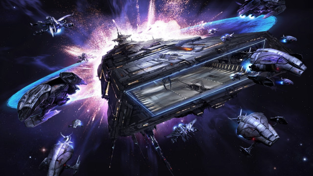 Space station spaceships star trek free wallpaper - medium preview image