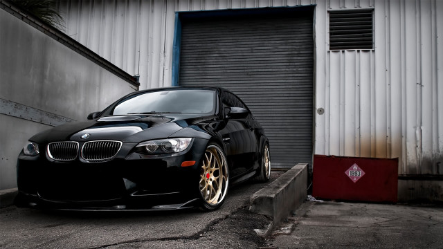Black car garage door red free wallpaper - medium preview image