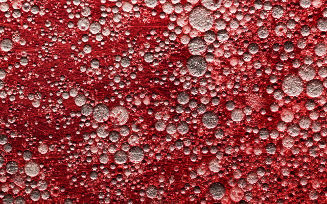 Red water droplets kinetic pointillism free wallpaper - medium preview image