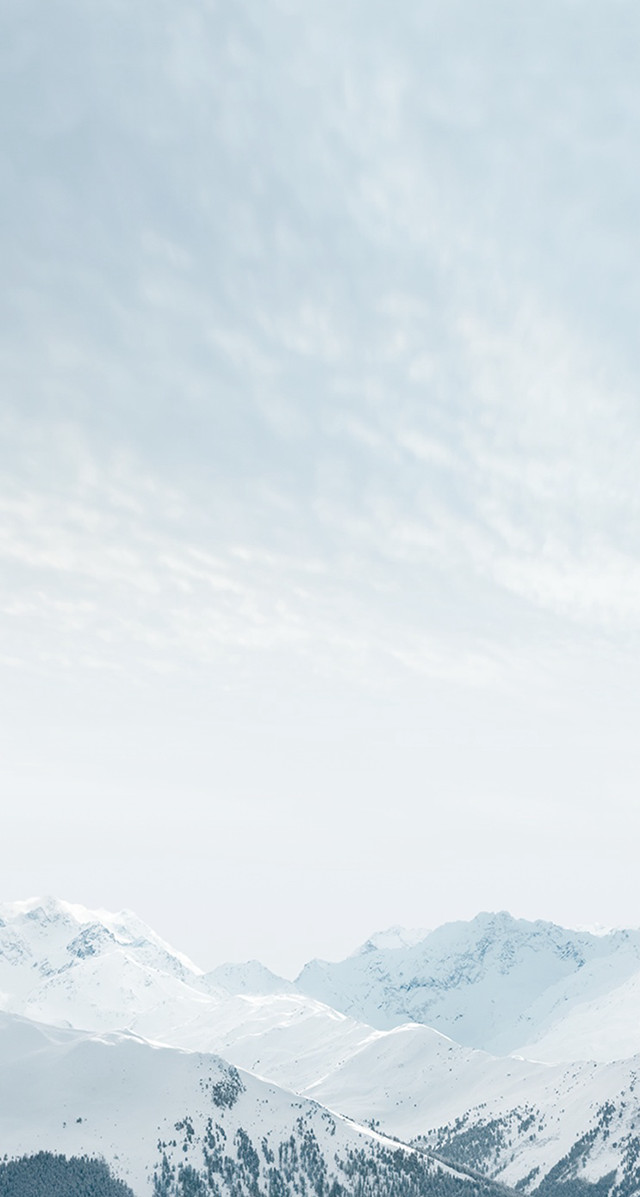 Person on skis snowy mountain #3 free wallpaper - medium preview image