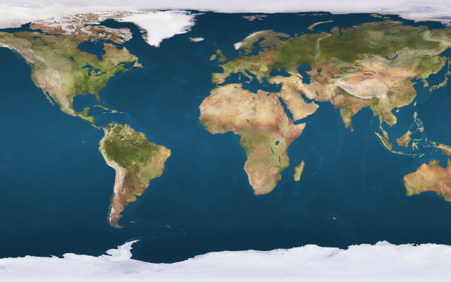 World map blue border arthur free wallpaper - medium preview image