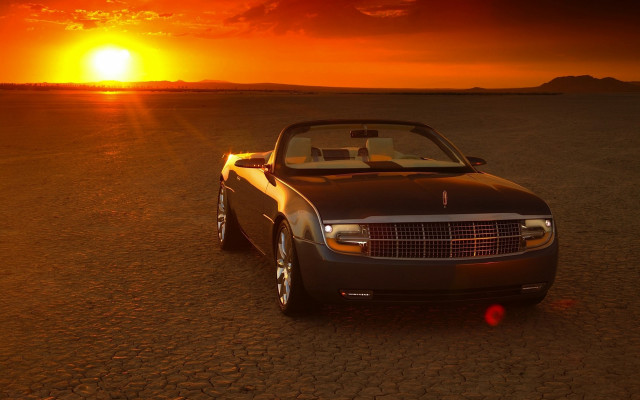 Desert sunset car redball mountain free wallpaper - medium preview image