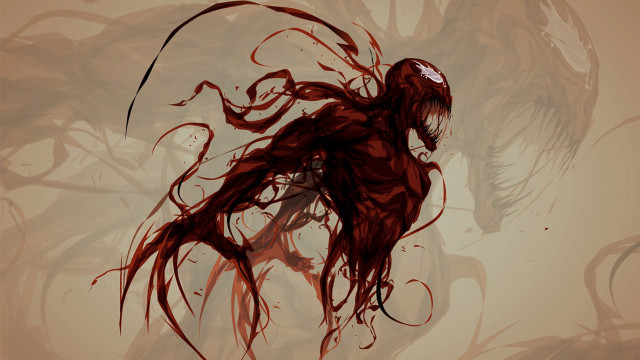 Demon redhair sharphorns blood intricate free wallpaper - medium preview image