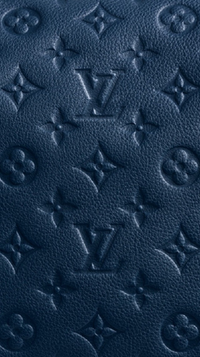 Blue leather surface small letters free wallpaper - medium preview image