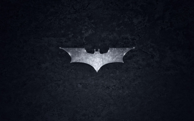 Batman logo dark night white free wallpaper - medium preview image
