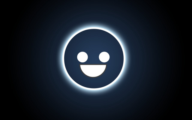 Smiley light dark purism screenshot free wallpaper - medium preview image