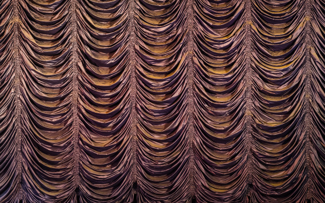 Large curtain wavy lines yellow free wallpaper - medium preview image