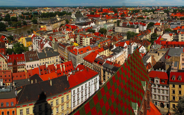 Berlin secession bridge cityscape ferriswheel free wallpaper - medium preview image