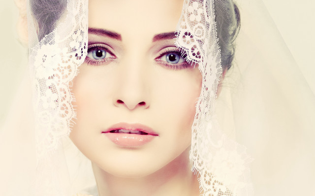 Gothic veil woman digital rendering free wallpaper - medium preview image