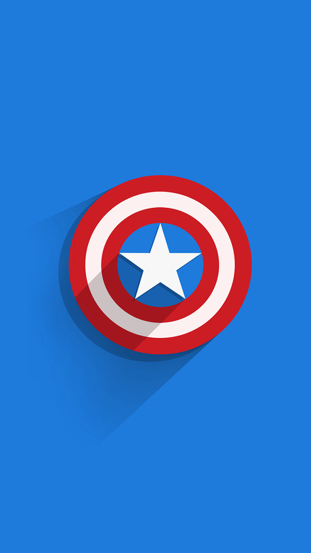 Captain america shield star side free wallpaper - medium preview image