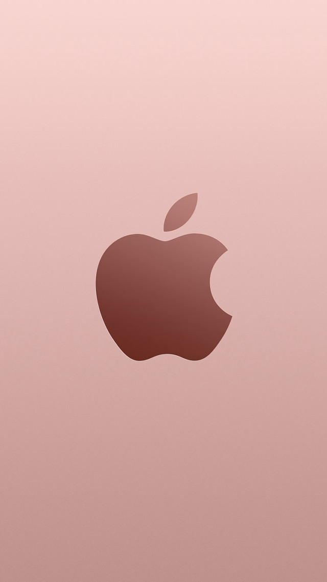 Pink apple logo black precisionism free wallpaper - medium preview image