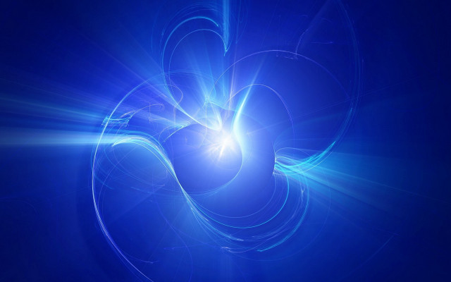 Blue abstract spiral hologram light free wallpaper - medium preview image
