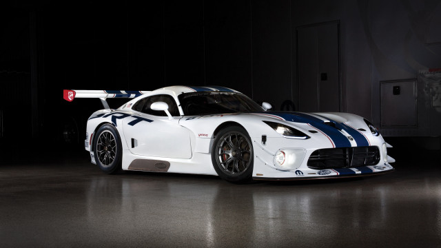 White sports car blue stripes #2 free wallpaper - medium preview image