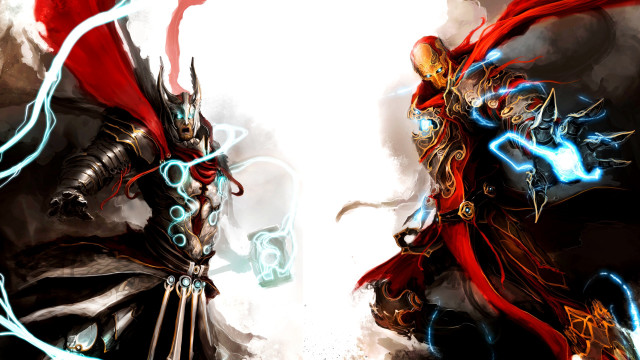 Cedric armored heroes red capes free wallpaper - medium preview image