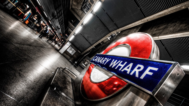 Away wharf building tiltshift fisheye free wallpaper - medium preview image