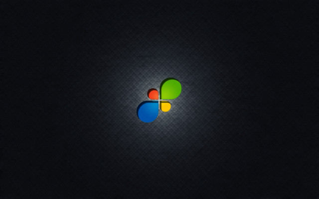 Black colorful logo side dark free wallpaper - medium preview image