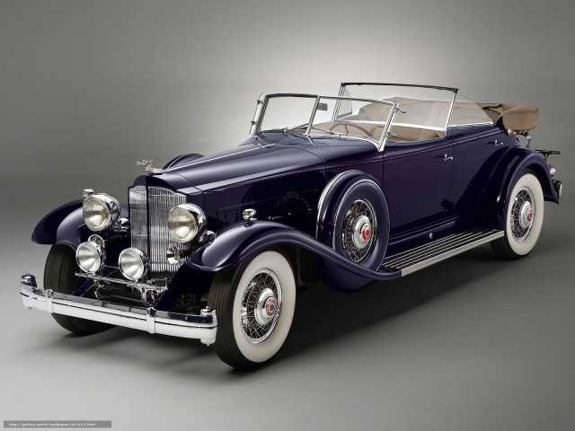 Classic car art deco digital free wallpaper - medium preview image