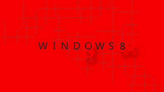 Red windows8 bauhaus promotional computer free wallpaper - medium preview image