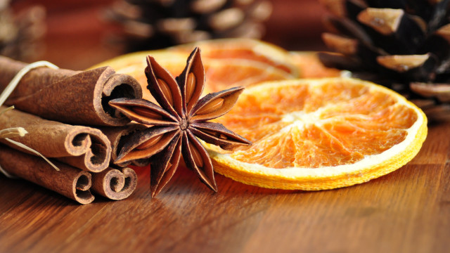 Orange cinnamon anisette stilllife food free wallpaper - medium preview image
