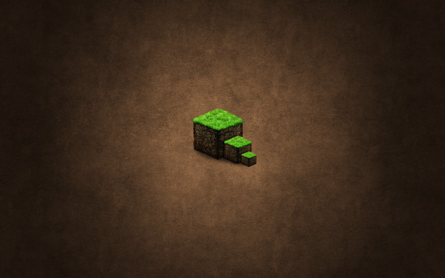 Green object on brown surface free wallpaper - medium preview image