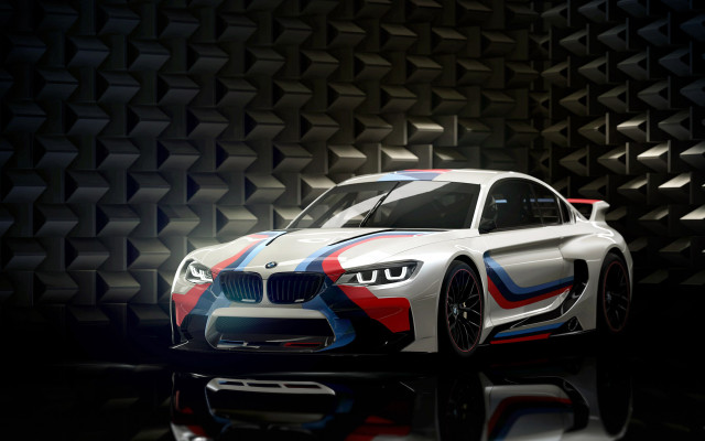 White car red white blue free wallpaper - medium preview image