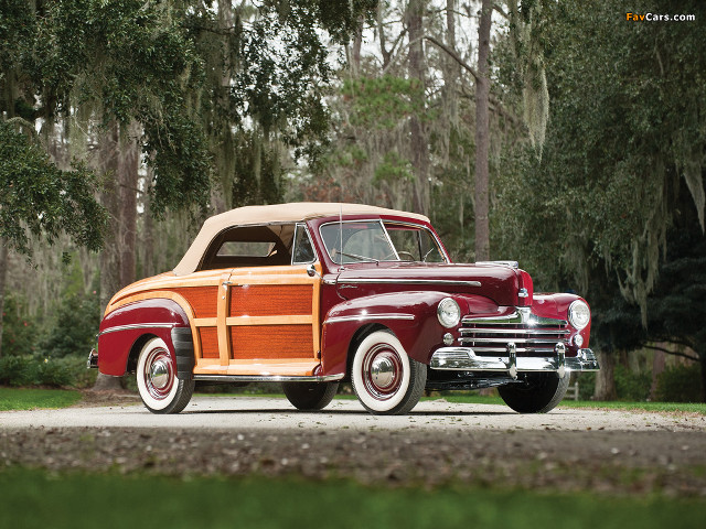 Classic car driveway trees tan free wallpaper - medium preview image