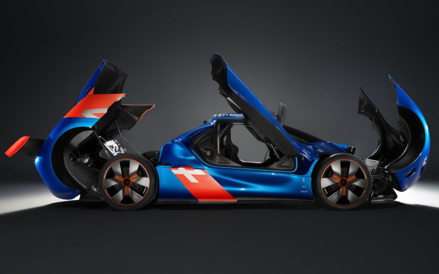 Blue red sports car open free wallpaper - medium preview image