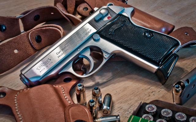 Gun case table puzzle detailed free wallpaper - medium preview image