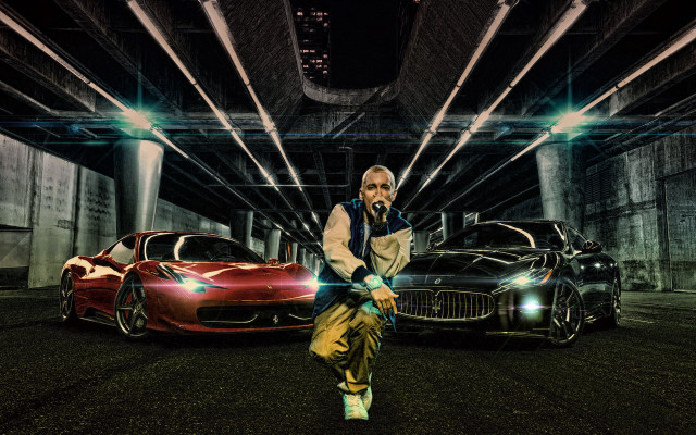 Man tunnel cars woman vroom free wallpaper - medium preview image