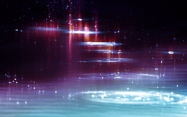 Blurry water red blue holography free wallpaper - medium preview image