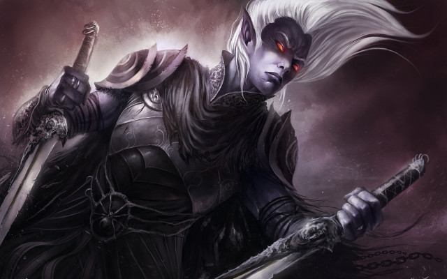 Man demon face sword chain free wallpaper - medium preview image