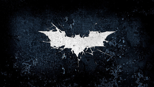 Batman logo paint splatters dark free wallpaper - medium preview image