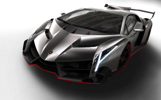 Silver sports car red stripe #8 free wallpaper - medium preview image