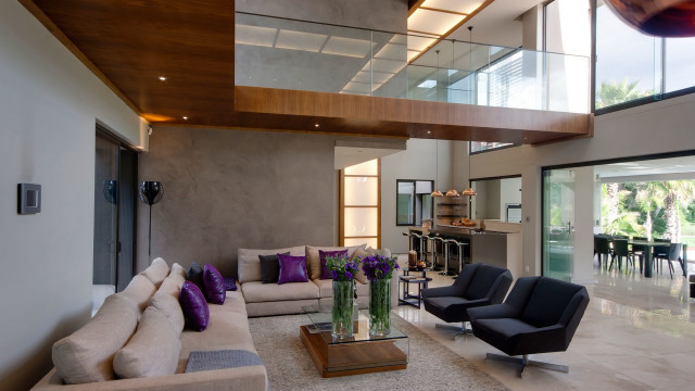 Living room couch staircase open free wallpaper - medium preview image