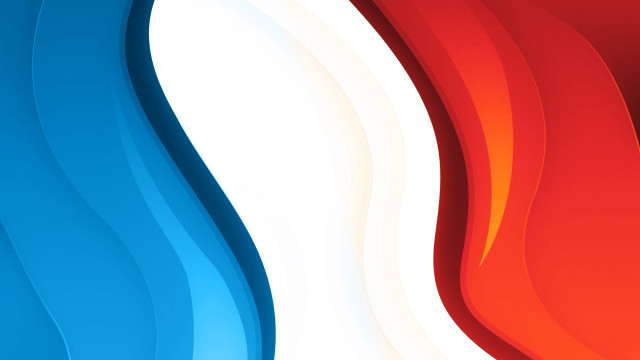 Red white blue wavy lines free wallpaper - medium preview image
