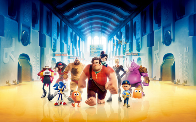 Animated characters hallway disney poster free wallpaper - medium preview image