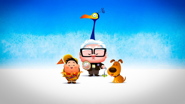 Cartoon dog man hat glasses free wallpaper - medium preview image