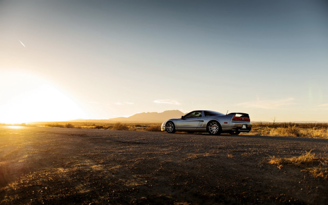 Desert sunset cobra cinematic car free wallpaper - medium preview image