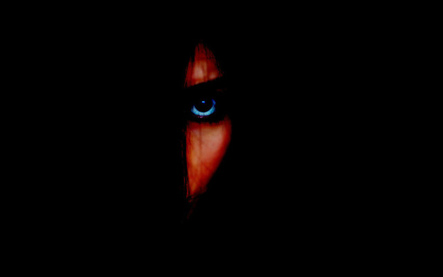 Eye red light gothic blue free wallpaper - medium preview image