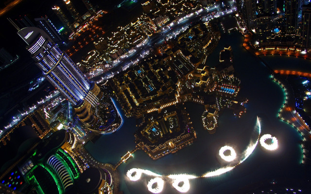 City night clock tower river free wallpaper - medium preview image
