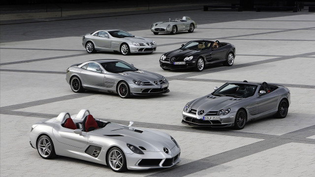 Four colored sports cars person free wallpaper - medium preview image