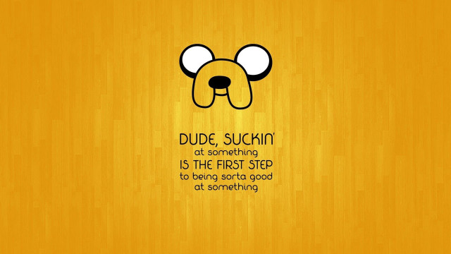 Yellow wall bear face quote free wallpaper - medium preview image