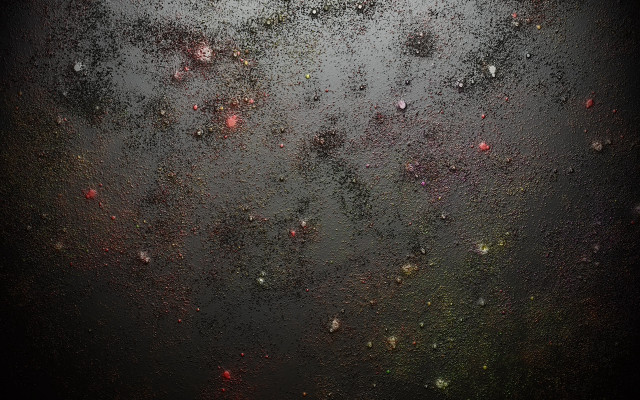 Black background red green astronaut free wallpaper - medium preview image